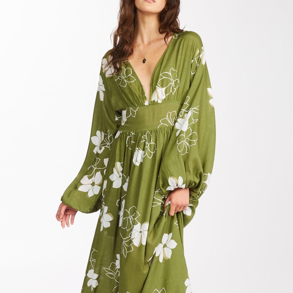 Billabong Floral Maxi Dress Night Bloom - Picture 12 of 14